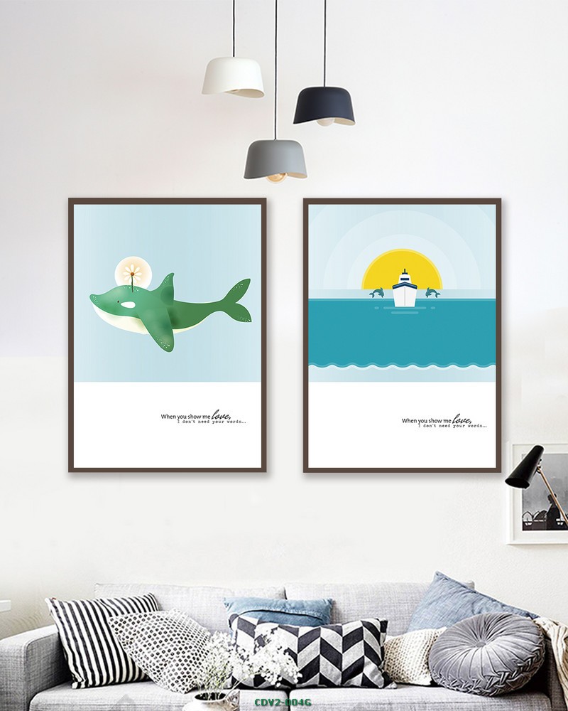 Cá heo và biển CDV2-004G